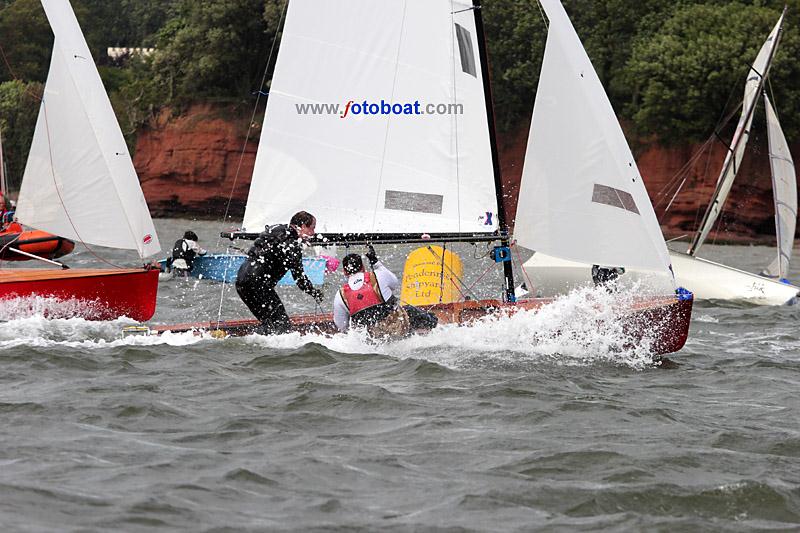 River Exe Regatta at Lympstone photo copyright Mike Rice / www.fotoboat.com taken at Lympstone Sailing Club and featuring the Hornet class