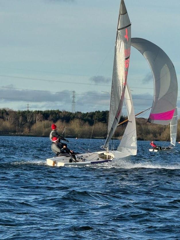 Chase Sailing Club Polar Pursuit Race 2023 photo copyright Dave Watkins taken at Chase Sailing Club and featuring the Hornet class