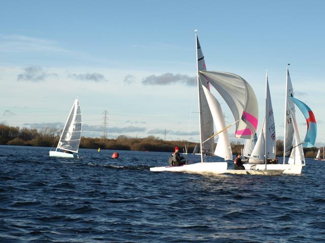 Chase Sailing Club Polar Pursuit Race 2023 photo copyright Dave Watkins taken at Chase Sailing Club and featuring the Hornet class