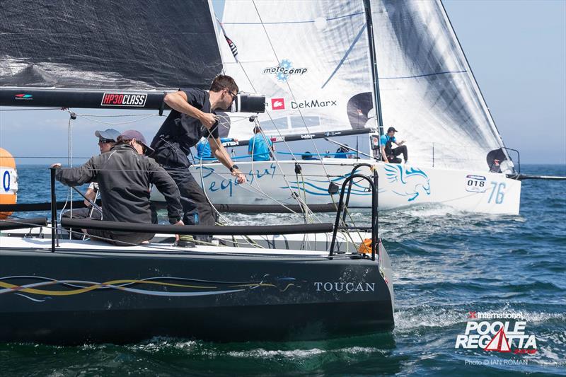 International Paint Poole Regatta 2018 day 2 photo copyright Ian Roman / International Paint Poole Regatta taken at  and featuring the HP30 class