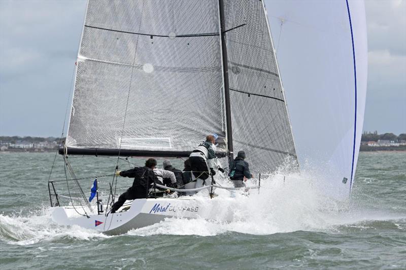 A variety of fast and lightweight designs will compete in the HP30 class: Jerry Hill & Richard Faulkner's Farr 280 Moral Compass - RORC Vice Admiral's Cup - photo © Rick Tomlinson / www.rick-tomlinson.com