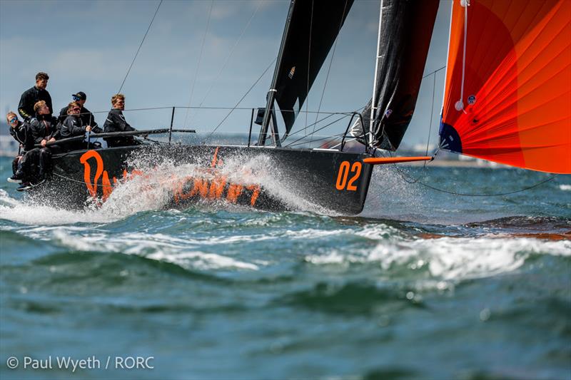 Jamie Rankin's Farr 280 Pandemonium on RORC Vice Admiral's Cup Day 1 photo copyright Paul Wyeth / www.pwpictures.com taken at Royal Ocean Racing Club and featuring the HP30 class