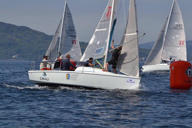 707 CHRU with Luke Patience at the helm photo copyright RibTony taken at Port Edgar Yacht Club and featuring the 707 class