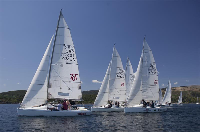 Scottish Series 2018 day 1 photo copyright Marc Turner / CCC taken at Clyde Cruising Club and featuring the 707 class