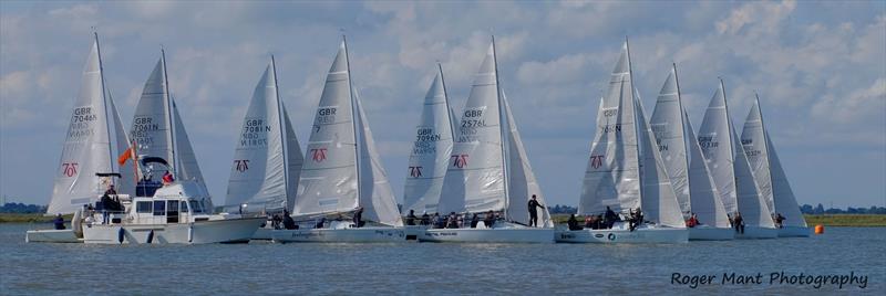 707 Nationals at Burnham Week photo copyright Roger Mant Photography taken at Royal Corinthian Yacht Club, Burnham and featuring the 707 class