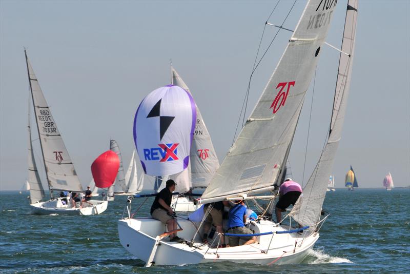 Burnham Week Day 2 photo copyright Alan Hanna taken at Royal Burnham Yacht Club and featuring the 707 class