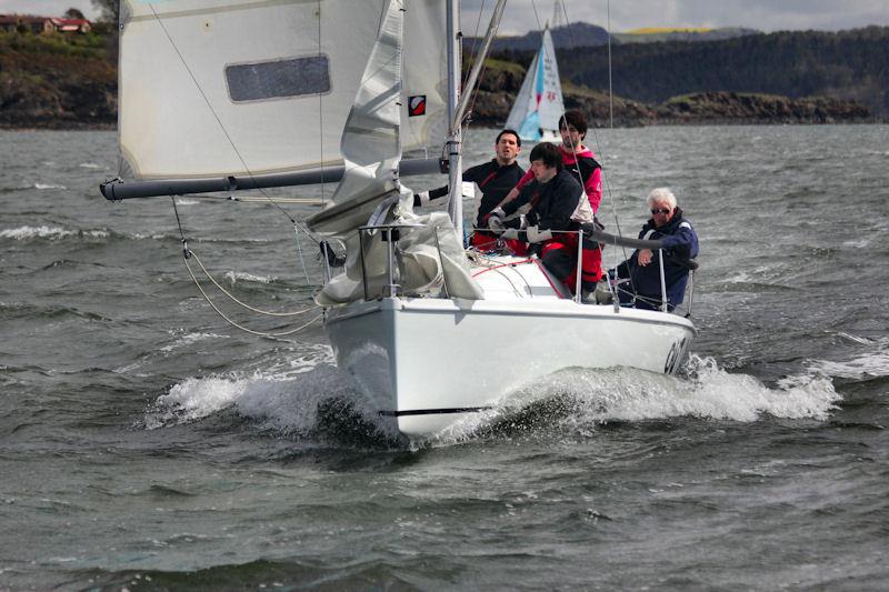 Hunter 707 Edinburgh Cup photo copyright Liz Tulloch taken at Port Edgar Yacht Club and featuring the 707 class