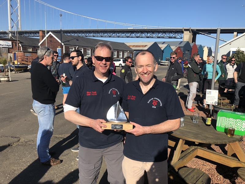 707 Edinburgh Cup winners Neil Mclure and Richard Higgins from 'Blue Funk' photo copyright Andrew Lawrie taken at Port Edgar Yacht Club and featuring the 707 class