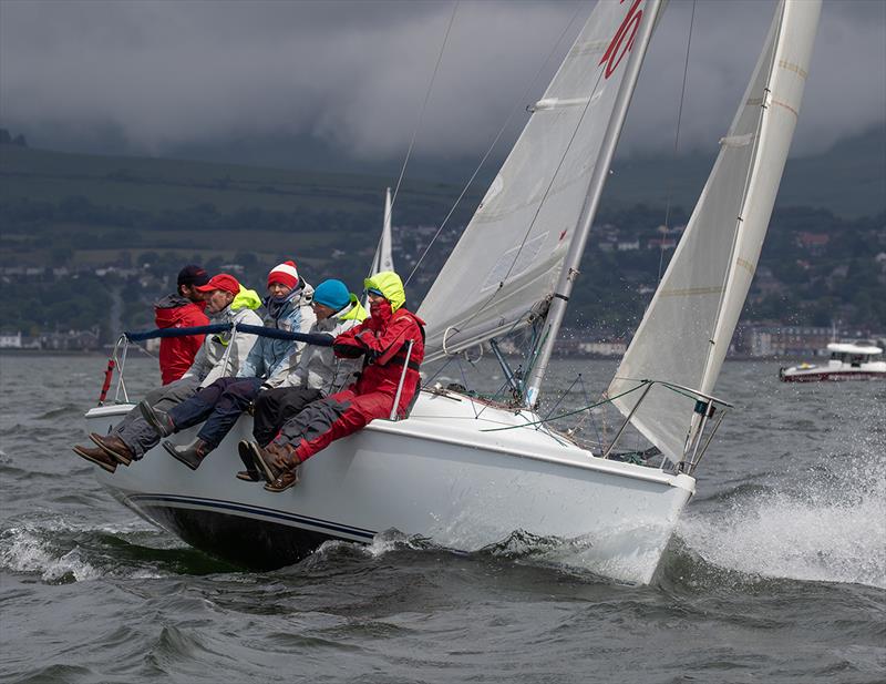 Cacciatore on day 1 at the 2018 Mudhook Regatta photo copyright Neill Ross taken at Mudhook Yacht Club and featuring the 707 class