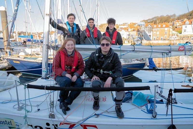 Scarborough YC and Hunter 707 SA collaboration provides new experiences for Leeds University students - photo © SYC