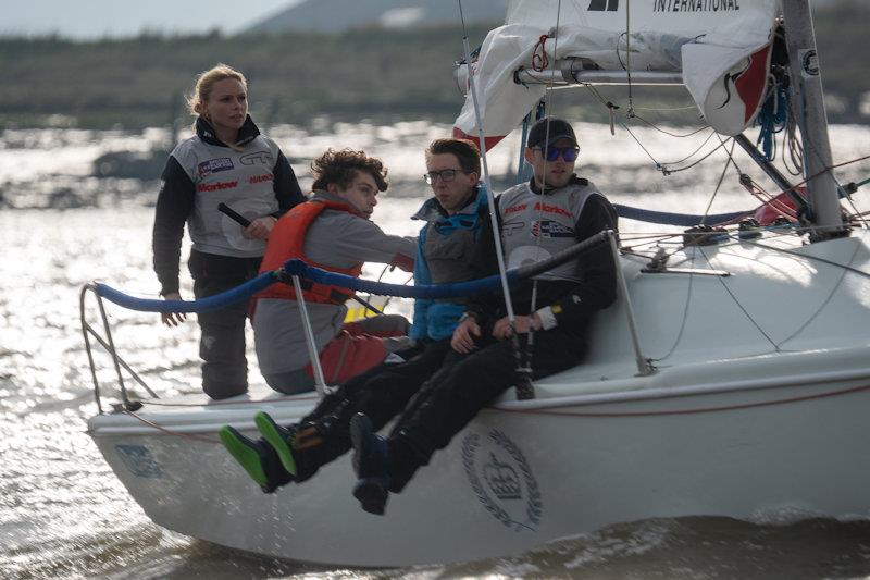 Qualifier 2 of RYA Match Racing Series at Burnham photo copyright Petru Balau / sports.hub47.com taken at Royal Corinthian Yacht Club, Burnham and featuring the 707 class