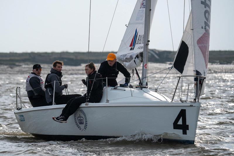 Qualifier 2 of RYA Match Racing Series at Burnham photo copyright Petru Balau / sports.hub47.com taken at Royal Corinthian Yacht Club, Burnham and featuring the 707 class