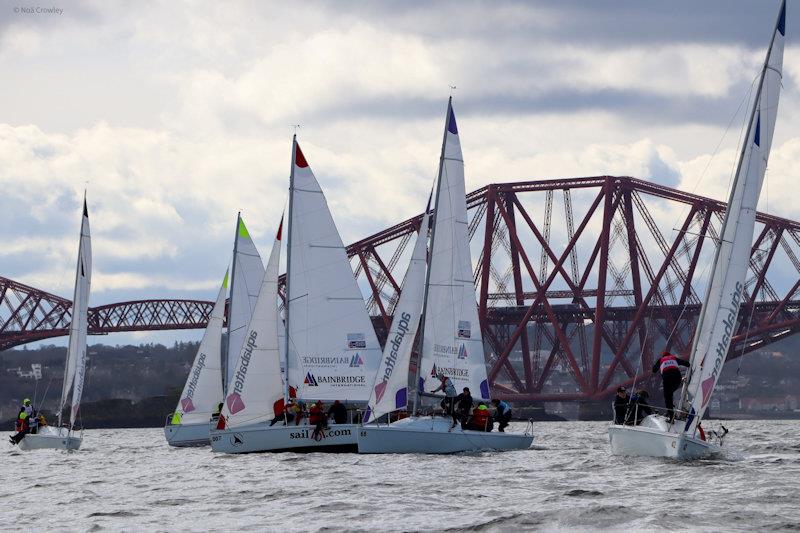 BKL Forth/Scottish Student Sailing Championship photo copyright Noa Crowley taken at Port Edgar Yacht Club and featuring the 707 class