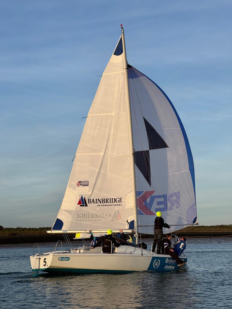 2025/26 University Sailing League Round 2 at Burnham photo copyright Nick Milton taken at Royal Corinthian Yacht Club and featuring the 707 class