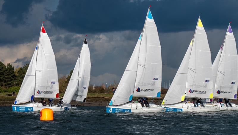 Close racing during the 2026 edition of the Keelboat Endeavour photo copyright Petru Balau Sports Photography / sports.hub47.com taken at Royal Corinthian Yacht Club and featuring the 707 class