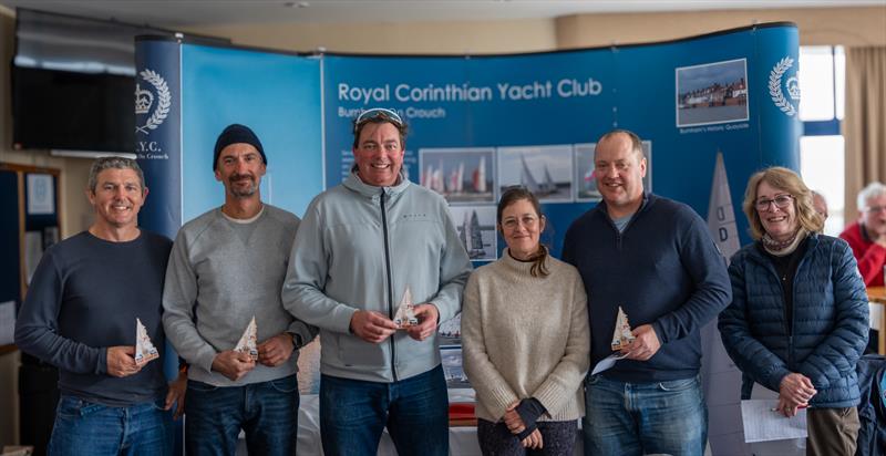 Joe Llewellyn, Ben Vines, James Grant and Matt Alvarado, representing the Elite class, finish third in the 2026 edition of the Keelboat Endeavour photo copyright Petru Balau Sports Photography / sports.hub47.com taken at Royal Corinthian Yacht Club and featuring the 707 class