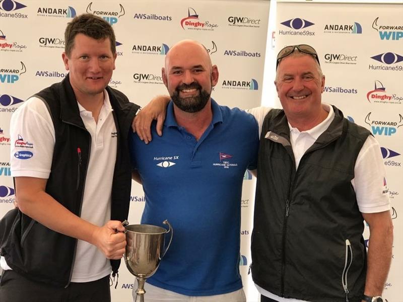 Neil Connelly & Trevor Bawden win the 30th Hurricane 5.9 Nationals at Pagham photo copyright Paul McKay taken at Pagham Yacht Club and featuring the Hurricane 5.9 SX class