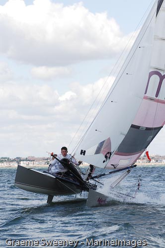 Racing in the 2009 Nore Race on the Thames Estuary photo copyright Graeme Sweeney / www.MarineImages.co.u taken at Benfleet Yacht Club and featuring the Hurricane 5.9 SX class