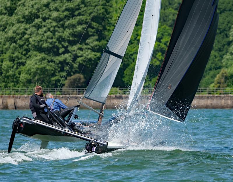 Hurricanes at Starcross photo copyright Heather Davies taken at Starcross Yacht Club and featuring the Hurricane 5.9 SX class