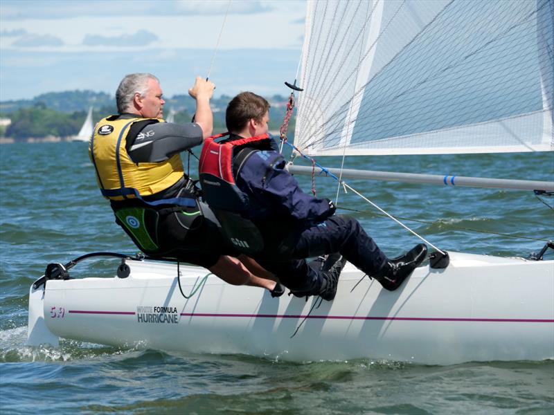 Hurricanes at Starcross photo copyright Heather Davies taken at Starcross Yacht Club and featuring the Hurricane 5.9 SX class