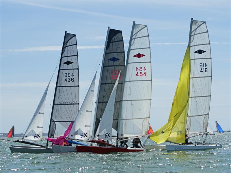 Hurricanes at Starcross photo copyright Heather Davies taken at Starcross Yacht Club and featuring the Hurricane 5.9 SX class