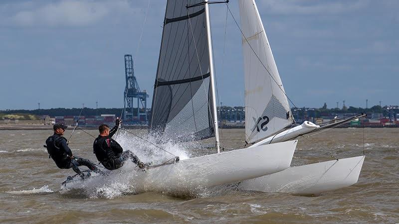 20th Hurricane SX National Championships at Harwich Town photo copyright David Maynard / alleycatmedia.co.uk taken at Harwich Town Sailing Club and featuring the Hurricane 5.9 SX class