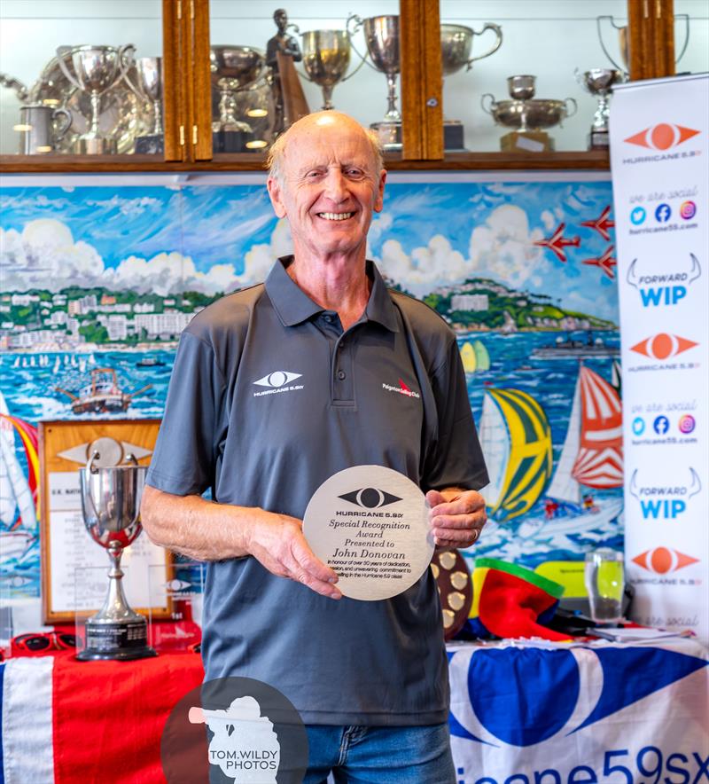 A special award for John Donovan during the Hurricane 5.9 Nationals at Paignton - photo © Tom Wild / tomwildyphotos.squarespace.com