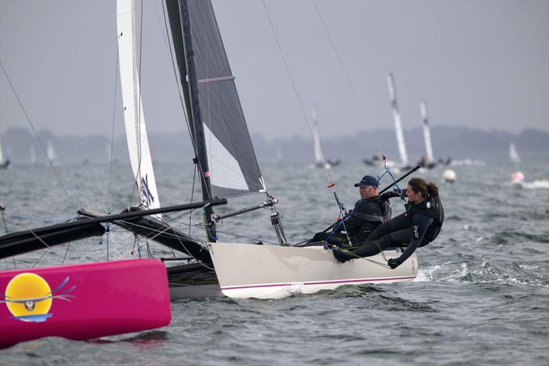 Mark Mawditt & Sophie Boygle during the Hurricane 5.9 SX Europeans during Eurocat at Carnac photo copyright David Maynard / www.alleycatphotographer.com taken at Yacht Club de Carnac and featuring the Hurricane 5.9 SX class