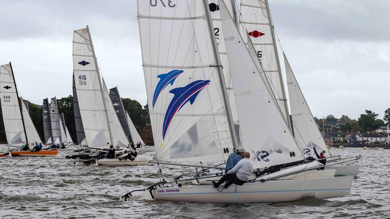 Race 4 start - Allen Hurricane 5.9 SX Traveller Series at Starcross photo copyright David Maynard / www.alleycatphotographer.com taken at Starcross Yacht Club and featuring the Hurricane 5.9 SX class