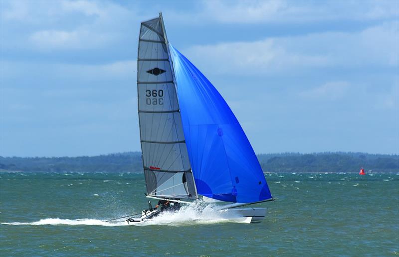 Club Championships at Gurnard Sailing Club  photo copyright John Green taken at Gurnard Sailing Club and featuring the Hurricane 5.9 SX class