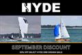 20% off select Hyde one-design sails