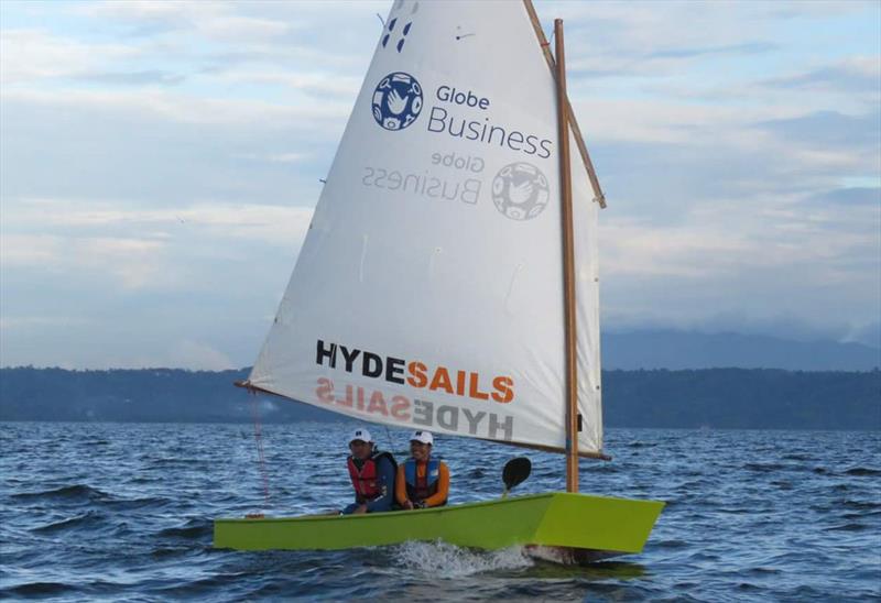 Elorde Tampus (skipper) & Lorelie Casilan (crew) during the Philippine Oz Goose Nationals 2017 - photo © Hyde Sails