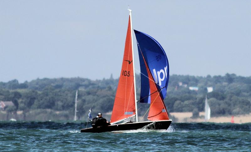 Nigel and Jack Grogan during the National Squib 50th Anniversary National Championship at Lendy Cowes Week 2018 photo copyright Mark Jardine taken at Cowes Combined Clubs and featuring the  class