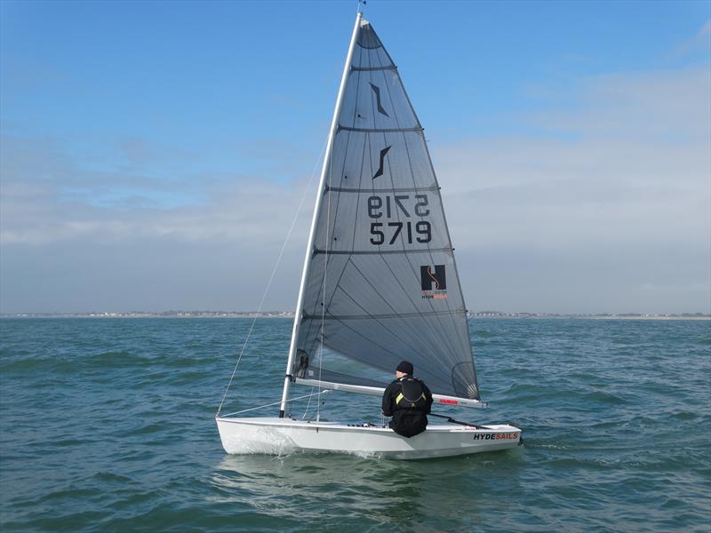 Richard Lovering sailing with the Hyde Sails Solo 4B D plus photo copyright Hyde Sails taken at  and featuring the  class