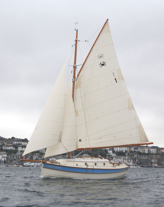 The new Cornish Crabber 26 photo copyright Hyde Sails taken at  and featuring the  class