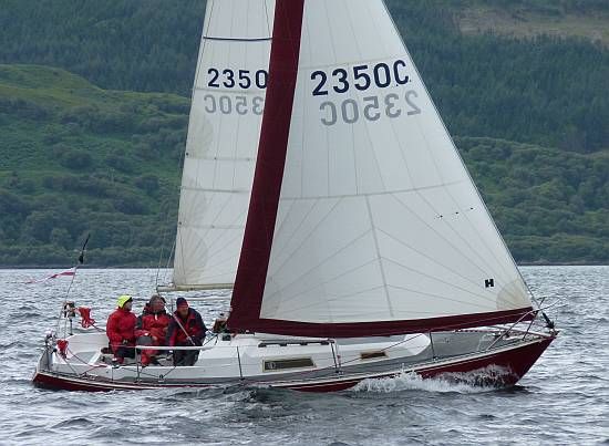 The Trapper 28 Redwing powered by Hyde Sails wins CYCA Class 7 at the Brewin Dolphin Scottish Series photo copyright Hyde Sails taken at Clyde Cruising Club and featuring the  class