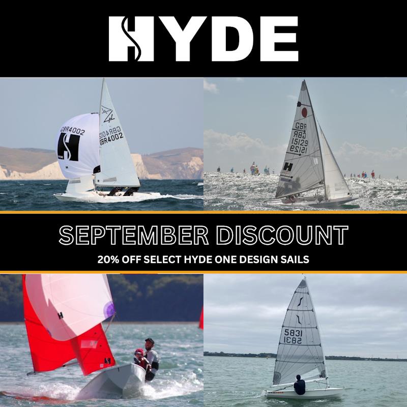 20% off select Hyde one-design sails photo copyright Hyde Sails taken at  and featuring the  class