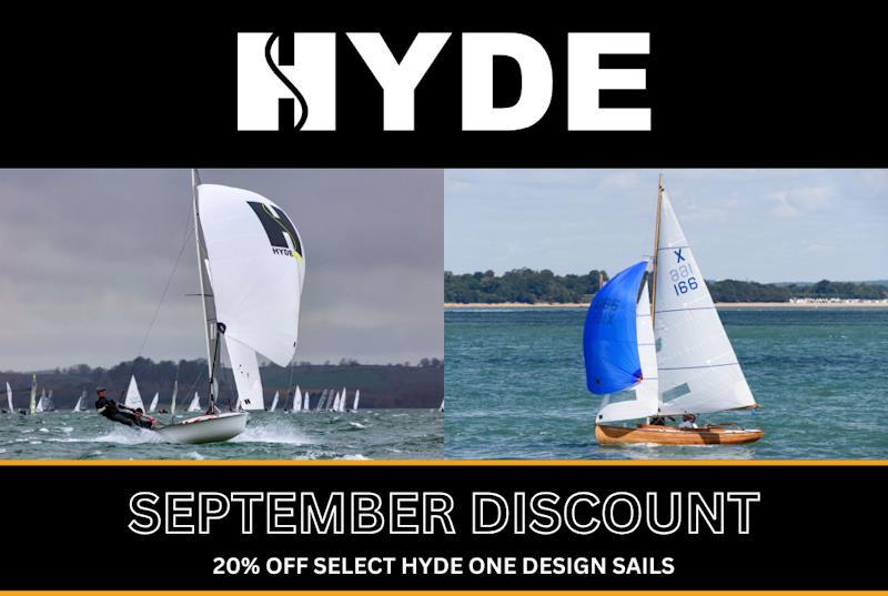 20% off select Hyde one-design sails photo copyright Hyde Sails taken at  and featuring the  class