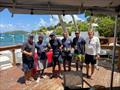Team Margaritaville, second place finishers, receiving their awards at the 7th Annual USVI Hotel & Tourism Association Regatta &copy; STSC
