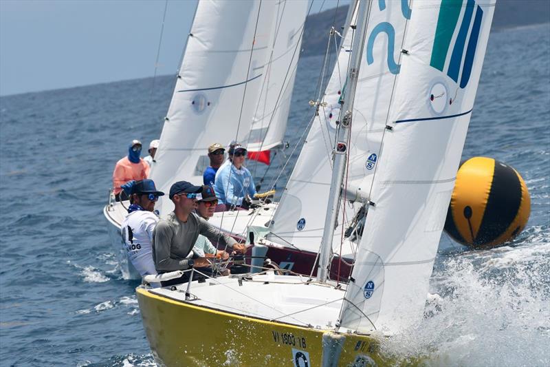 2nd St. Thomas Yacht Club Invitational Regatta: Extremely close racing - photo © Dean Barnes