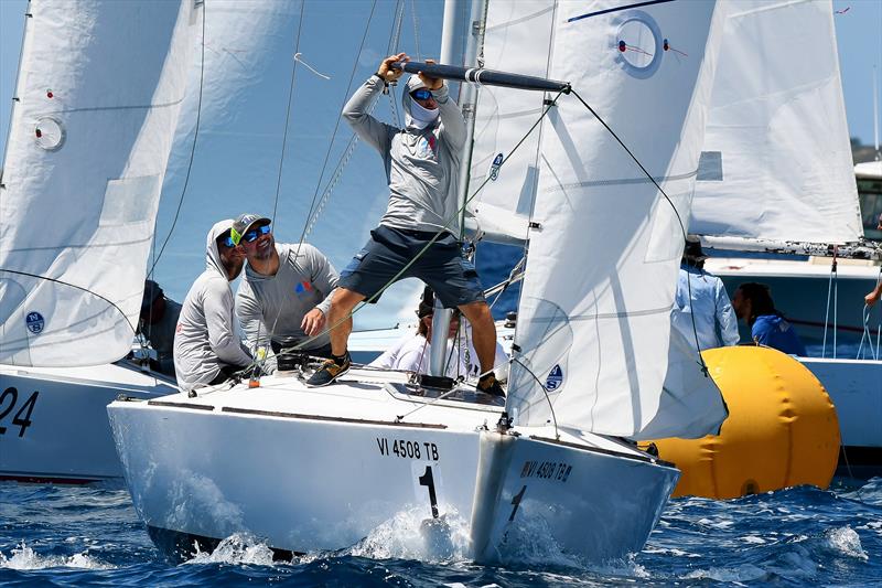 Racecourse action at the St. Thomas Yacht Club's annual St. Thomas International Regatta - photo © STIR/Dean Barnes