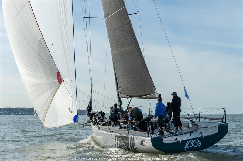 Week 4 of the HYS Hamble Winter Series photo copyright Shaun Roster taken at Hamble River Sailing Club and featuring the IC37 class