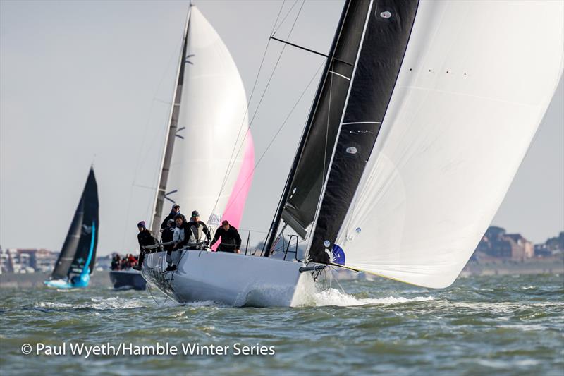 The IC37 ICY during the Hamble Winter Series photo copyright Paul Wyeth / Hamble Winter Series taken at Hamble River Sailing Club and featuring the IC37 class