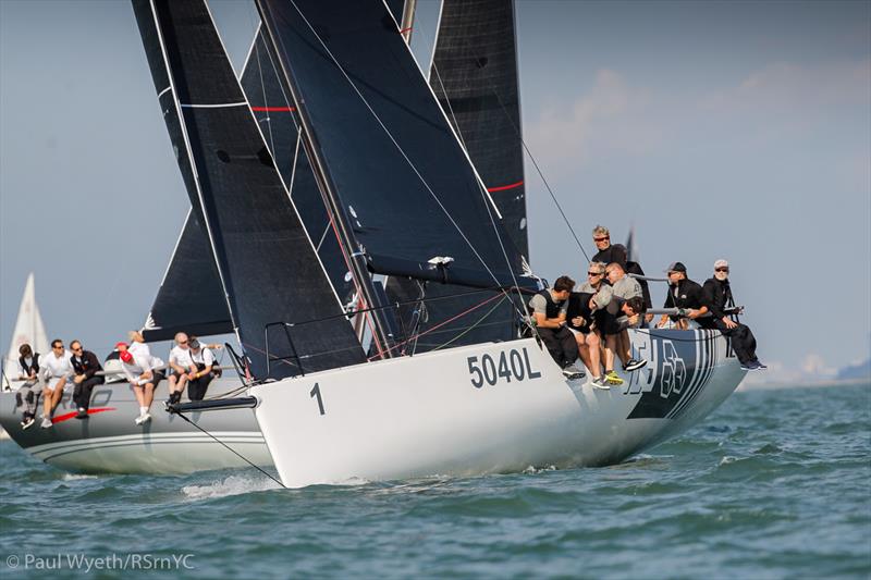 ICY, IC37 on day 2 of the Land Union September Regatta photo copyright Paul Wyeth / RSrnYC taken at Royal Southern Yacht Club and featuring the IC37 class