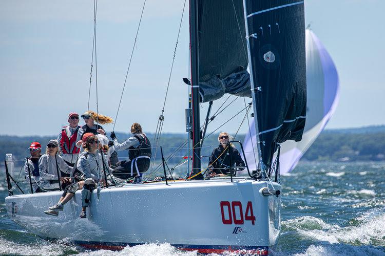 Girl power on the IC37 by Melges photo copyright Hillary Noble taken at  and featuring the IC37 class