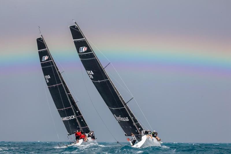 Practice day in Fort Lauderdale - Winter Series Lauderdale Cup 2020 photo copyright Melges Performance Sailboats / Morgan Kinney taken at Lauderdale Yacht Club and featuring the IC37 class