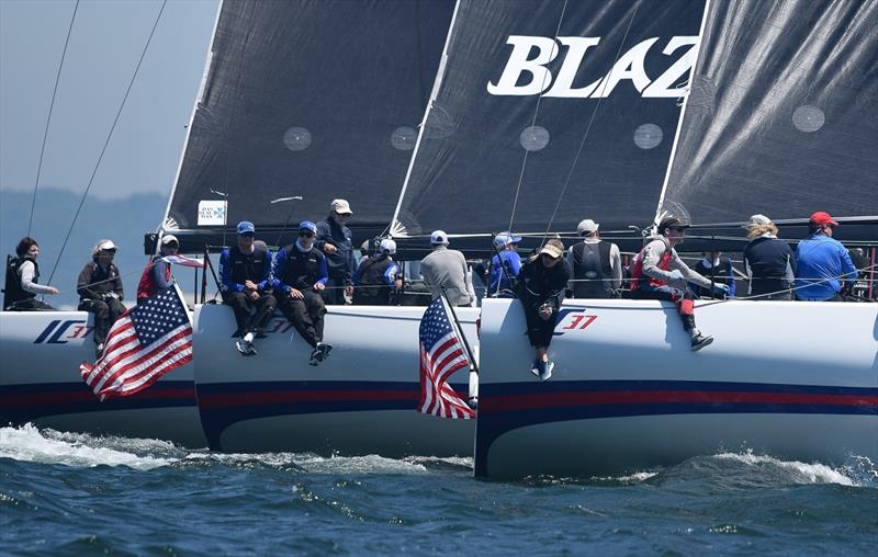 Culver's Blazer II team - 167th Annual Regatta photo copyright Stuart Streuli / NYYC taken at New York Yacht Club and featuring the IC37 class