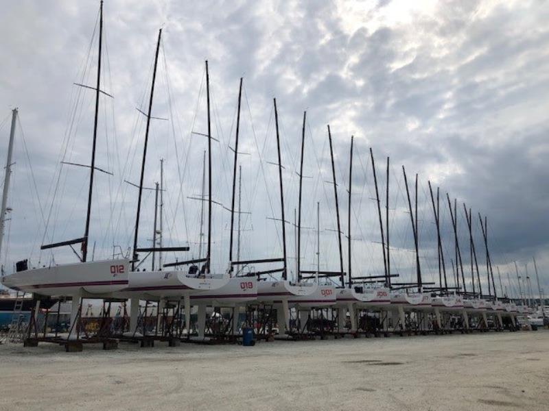 New York Yacht Club's fleet of Melges IC37s - photo © Mike Drake / NYYC