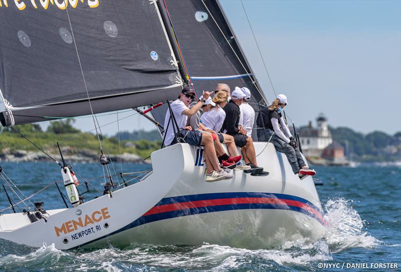 Menace wins the IC37 class in the NYYC 168th Annual Regatta's Around-the-Island Race photo copyright Daniel Forster Photography taken at New York Yacht Club and featuring the IC37 class