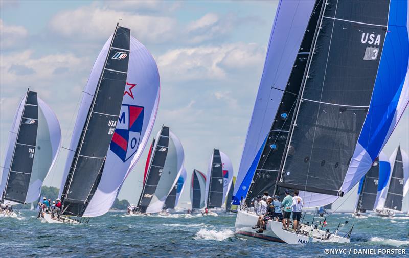 IC37 fleet during the NYYC 168th Annual Regatta's Around-the-Island Race - photo © Daniel Forster Photography